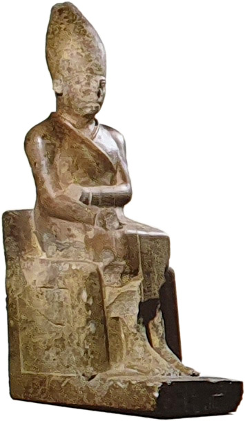 Stone statue of ancient Egypt's King Khasekhem